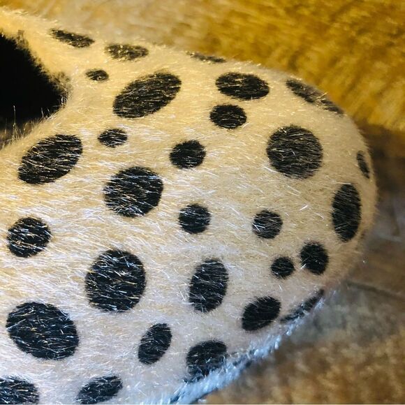 Pink & Pepper Polka dot mohair pump heels - Picture 4 of 11